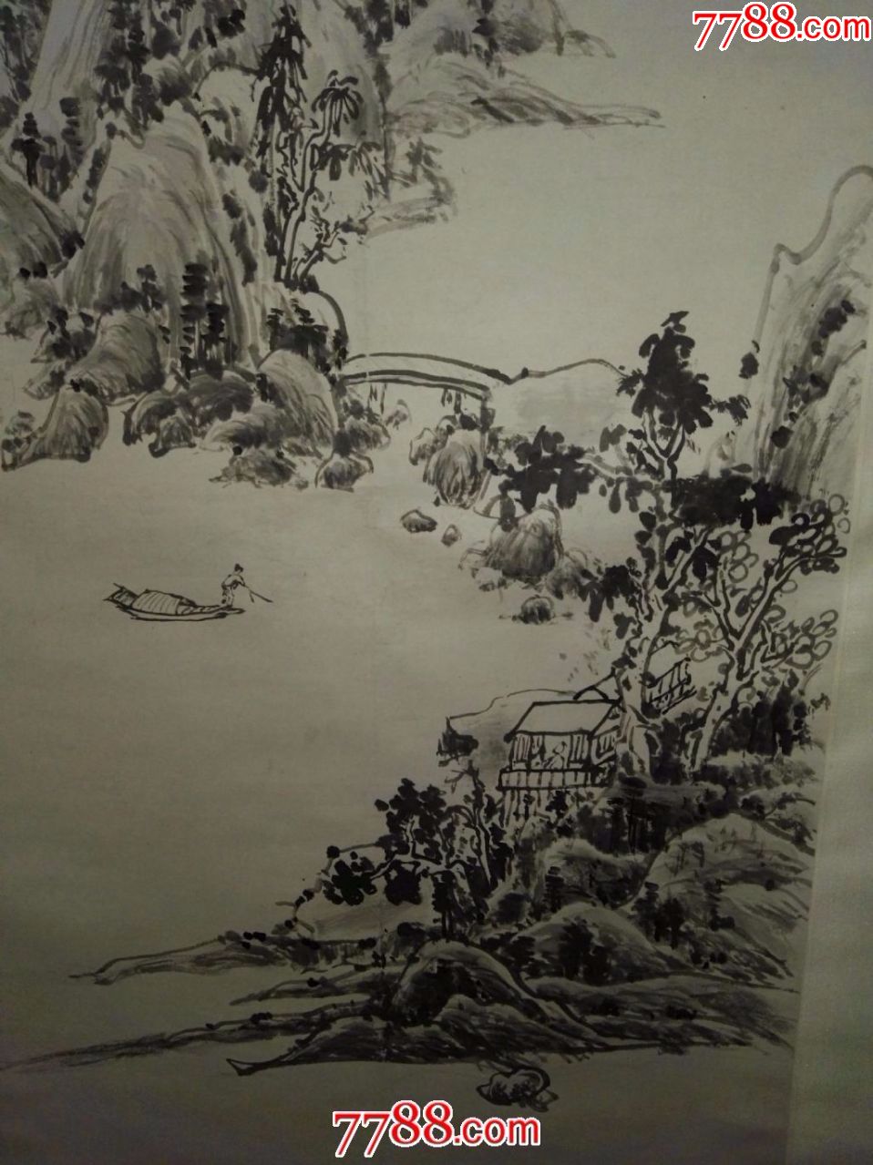 民国最后一位才女张充和山水画一幅