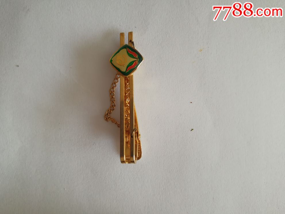 成都蔬菜公司镀金领带夹