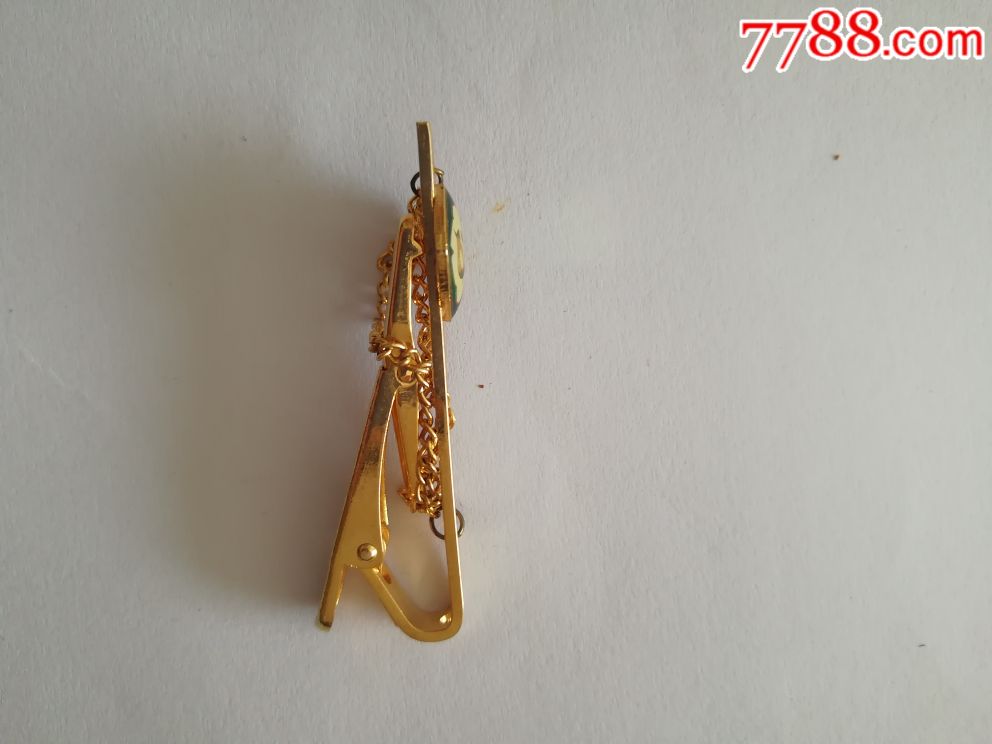 成都蔬菜公司镀金领带夹