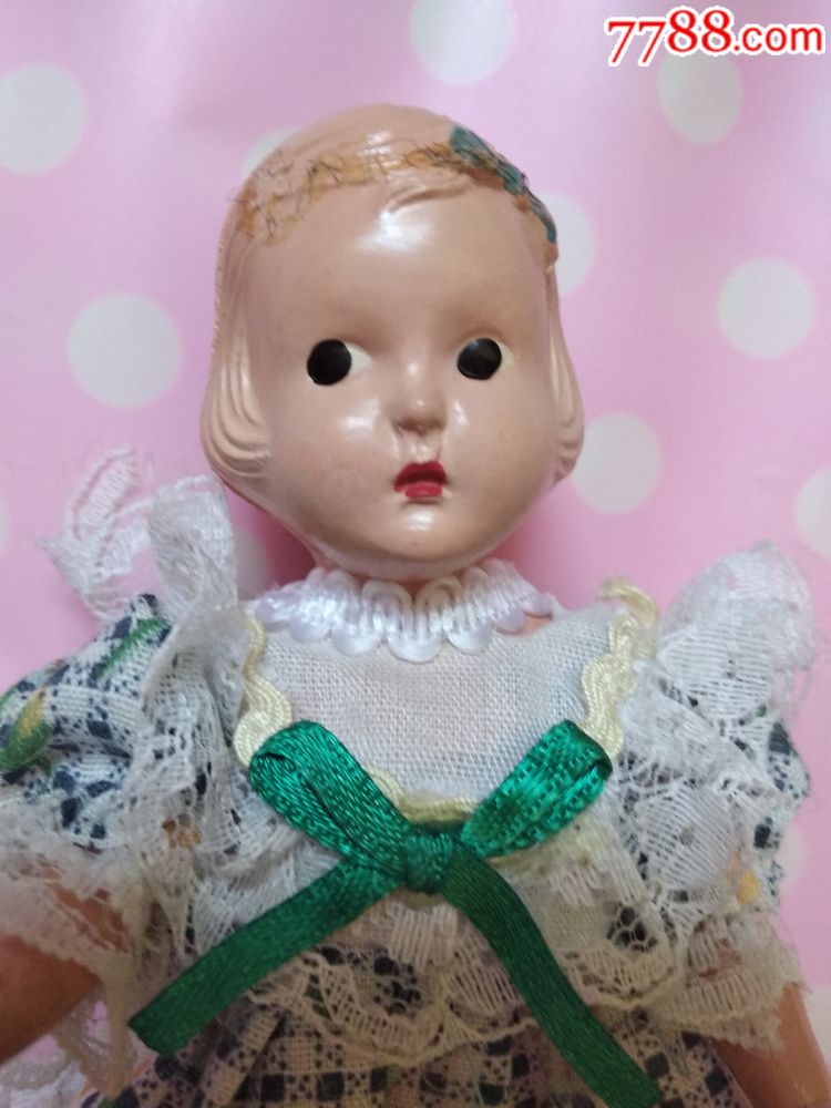 娃娃古董赛璐璐娃娃塑料娃娃小娃娃收藏玩具