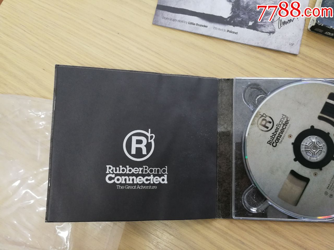 香港当红乐队rubberband接班beyond的connected开封纸盒版