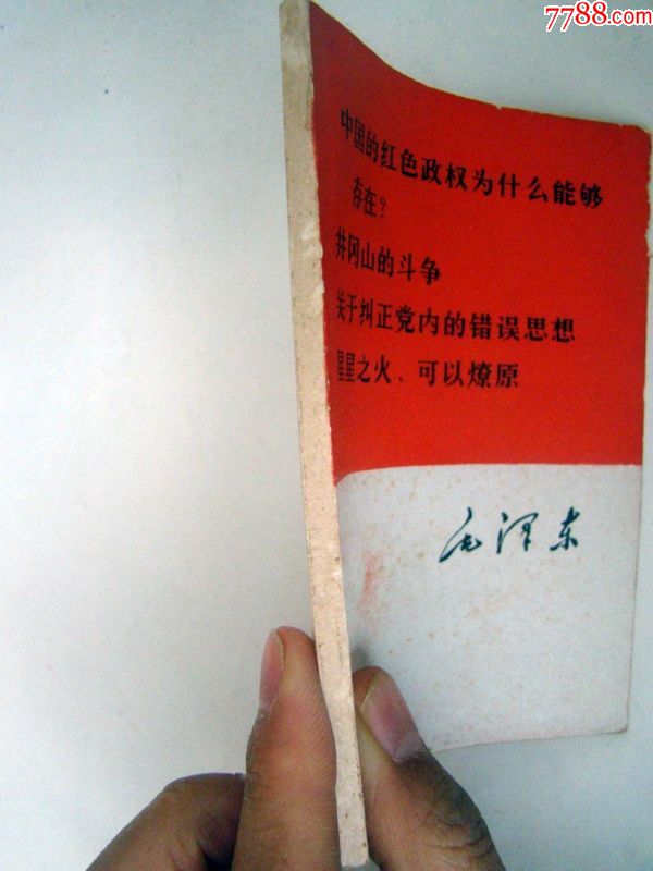 中国的红色政权为什么存在?井冈山的斗争,关于正党内的错误思想