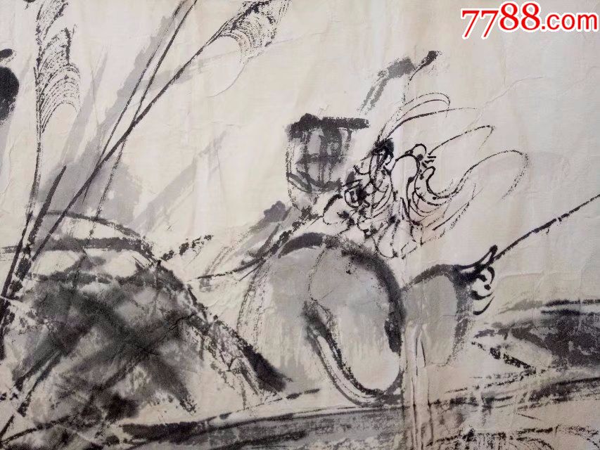 小尺寸人物画国画水墨画写意画,小品画,渔翁垂钓图,墨道山人