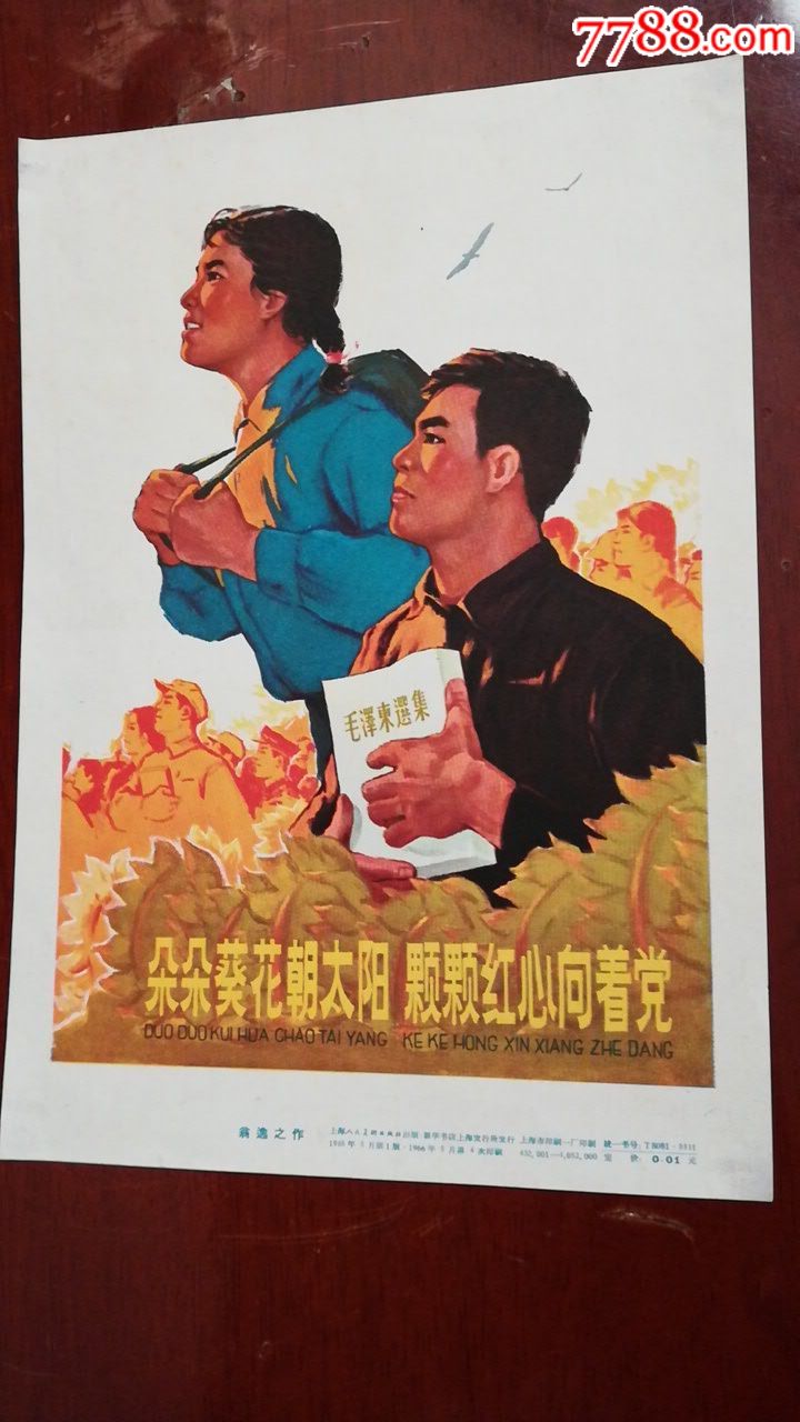 朵朵葵花朝太阳颗颗红心向太阳