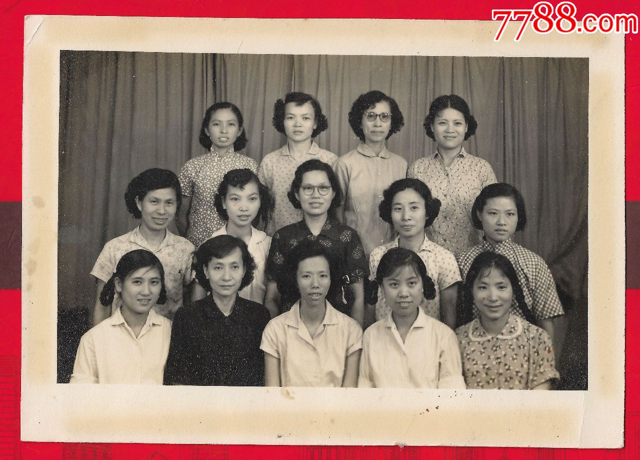 50至70年代--澳门培正中学师生照片9张合售。