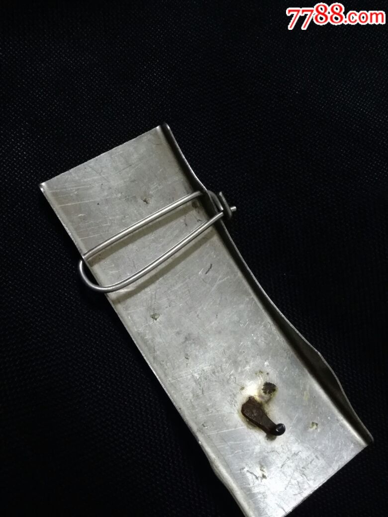 手工自制白钢皮带扣