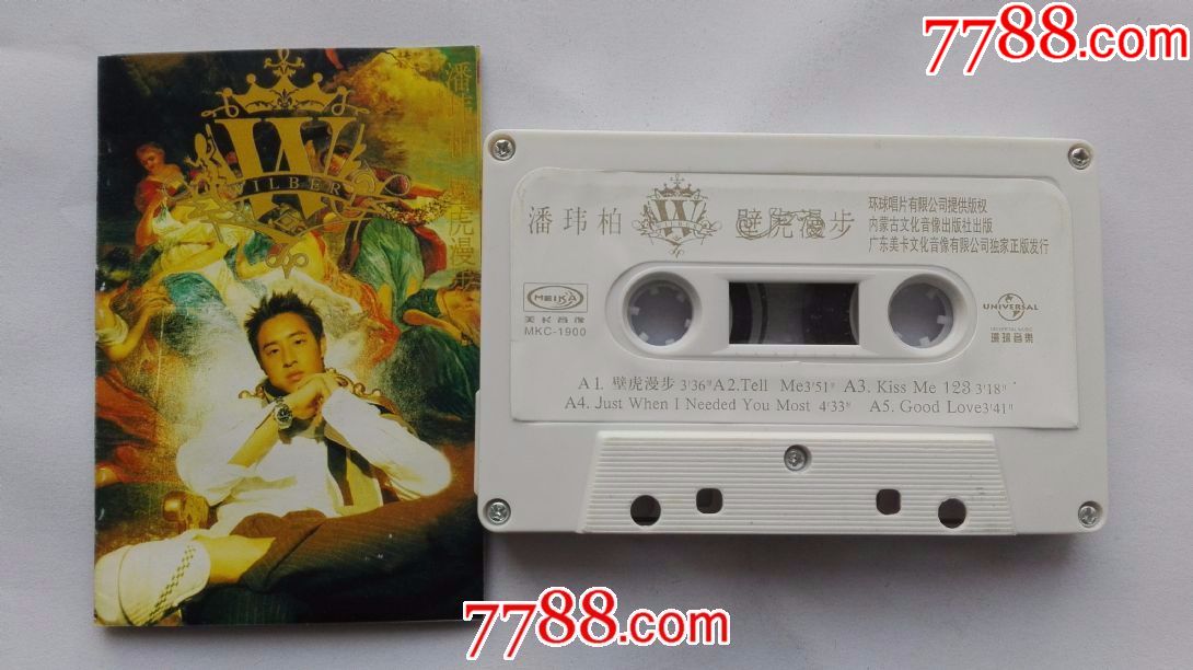 潘玮柏-壁虎漫步专辑(磁带满68元包邮