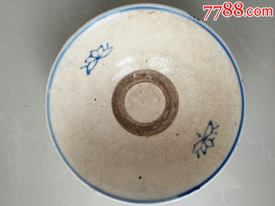 漂亮的蓝色荷花碗_价格100.0000元_第5张_7788收藏__收藏热线