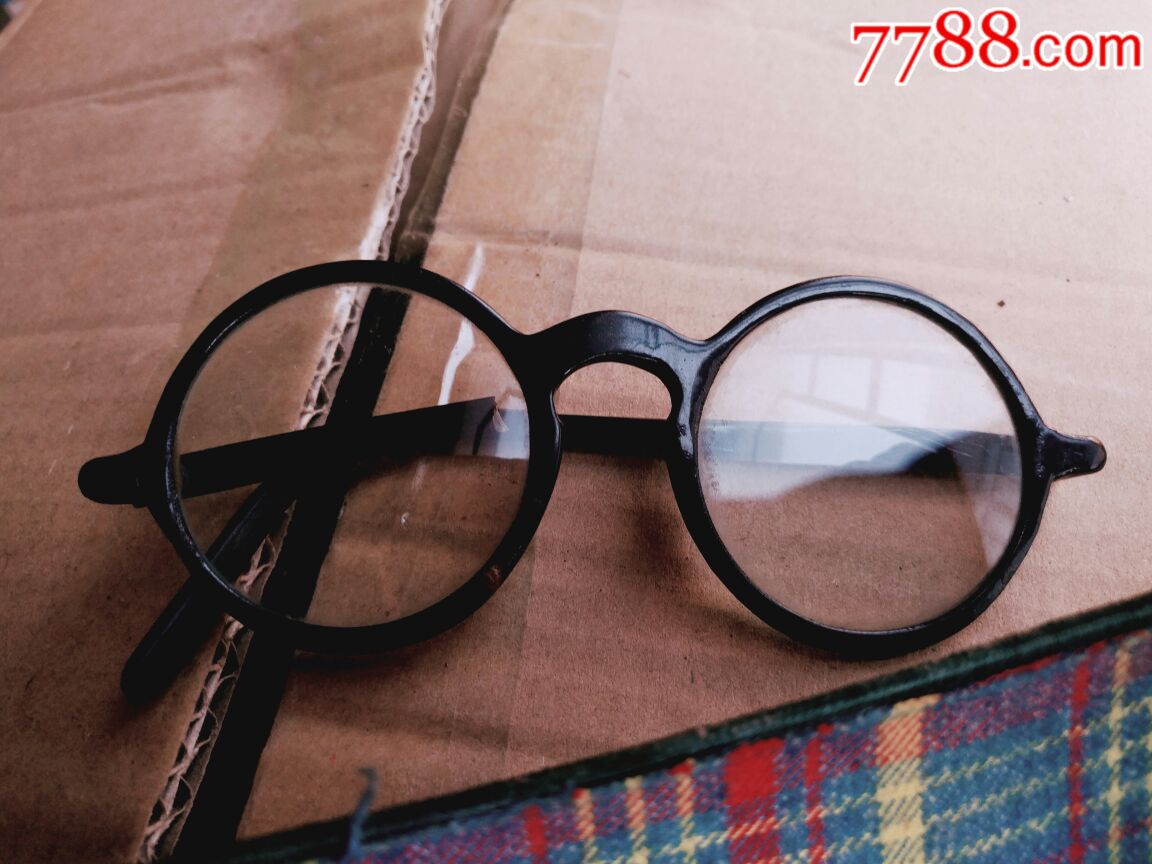 民国带盒圆塑料框老花镜-se58301537-墨镜/眼镜-零售