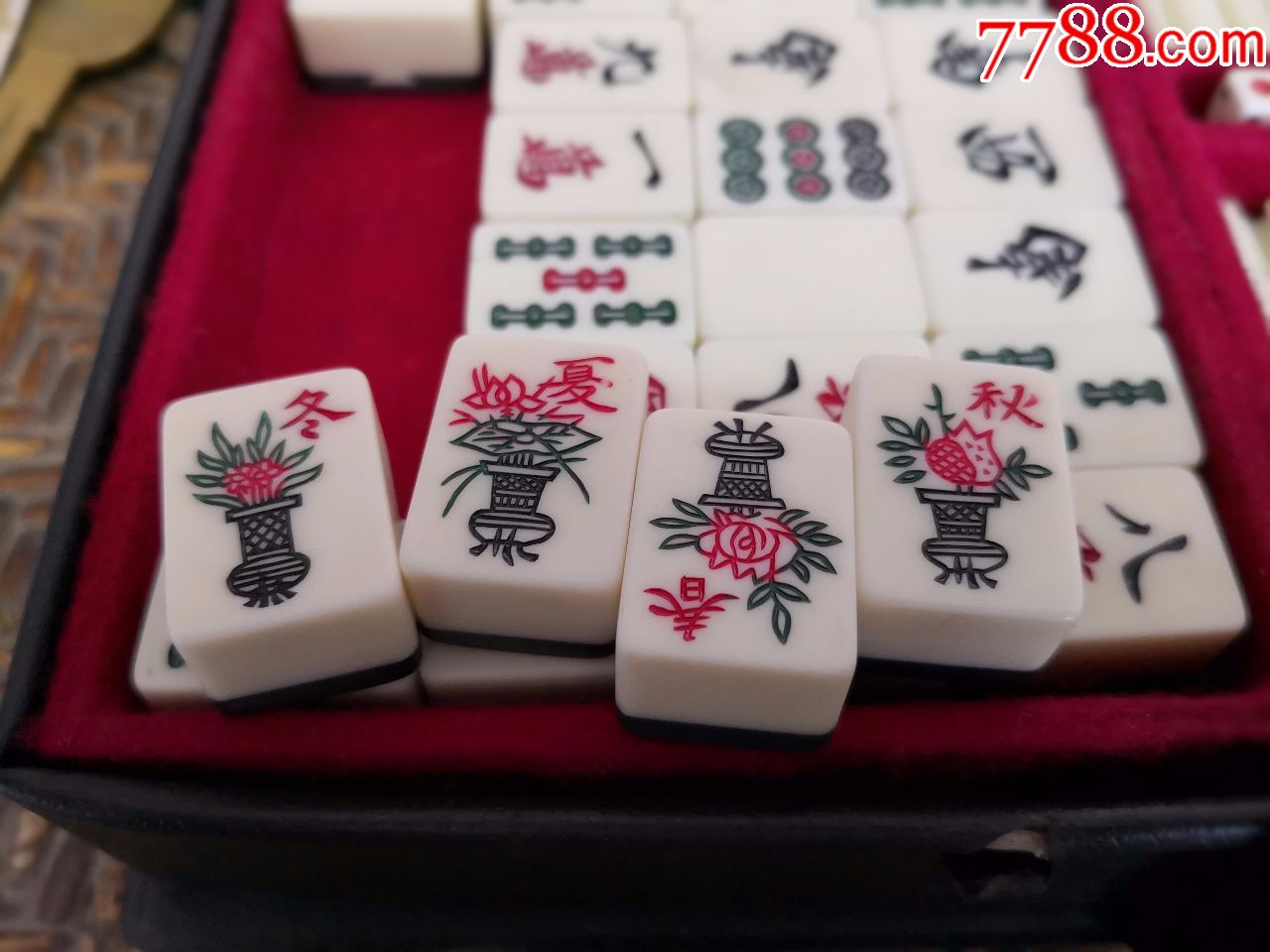 日本麻将赛璐璐迷你全套