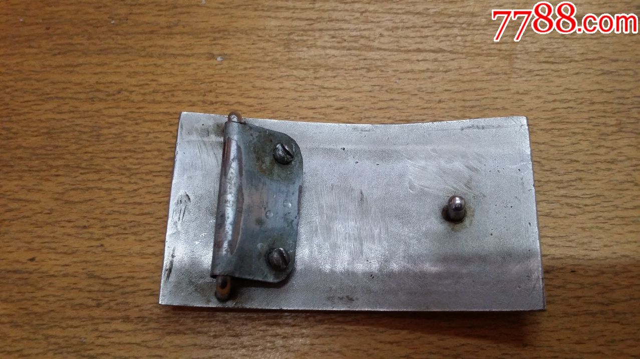纯手工白钢皮带扣