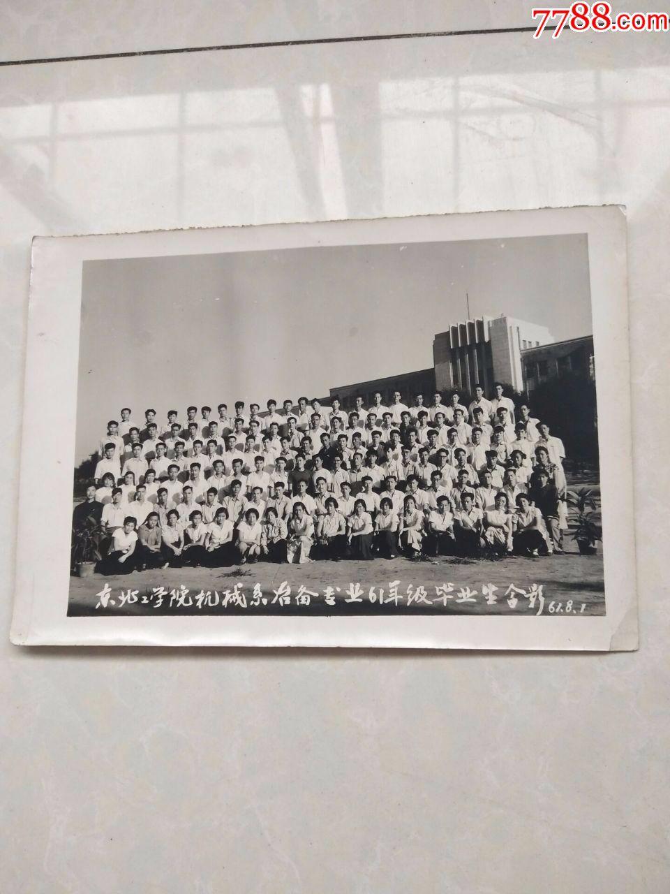 1961年老照片----东北工学院机械系冶备专业61年级毕业生合影