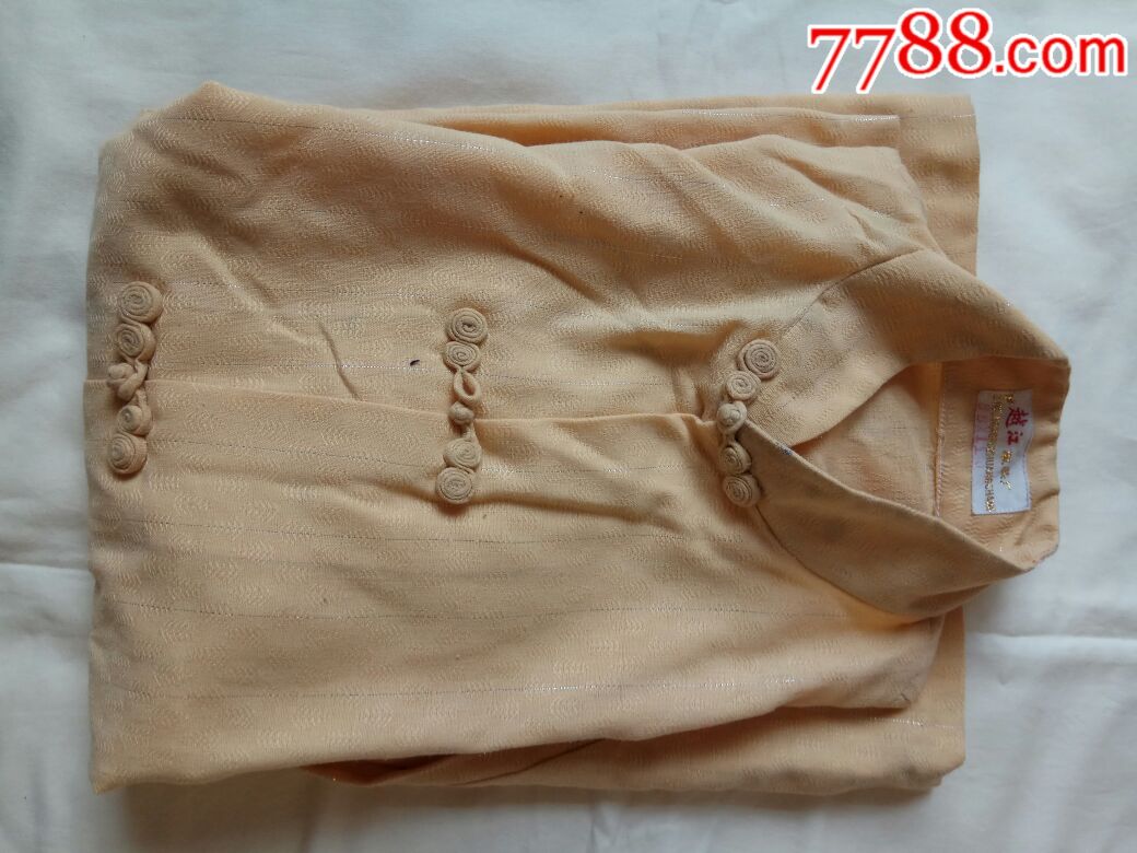 80老货越江牌女士上衣80年代库存衣服中国结纽扣衣服