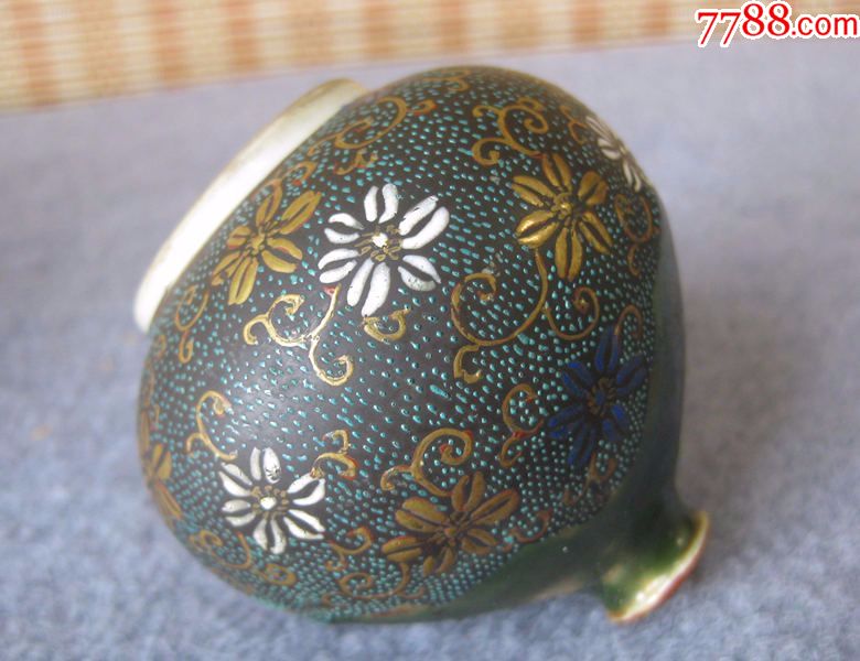 小步古玩※日本手绘九谷烧小瓶小罐子老的有年份_第6张_7788收藏