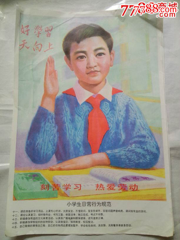 小学生行为规范宣传画1套