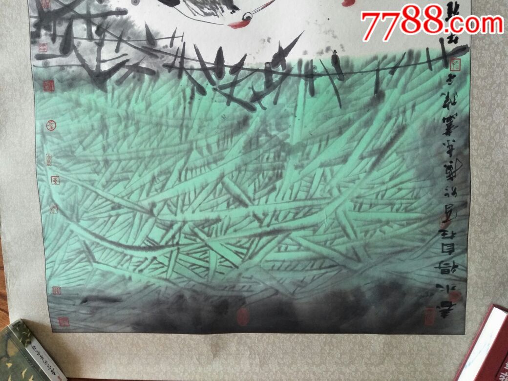 广东画院著名画家崔跃花鸟画一幅(68/70厘米)非诚勿扰