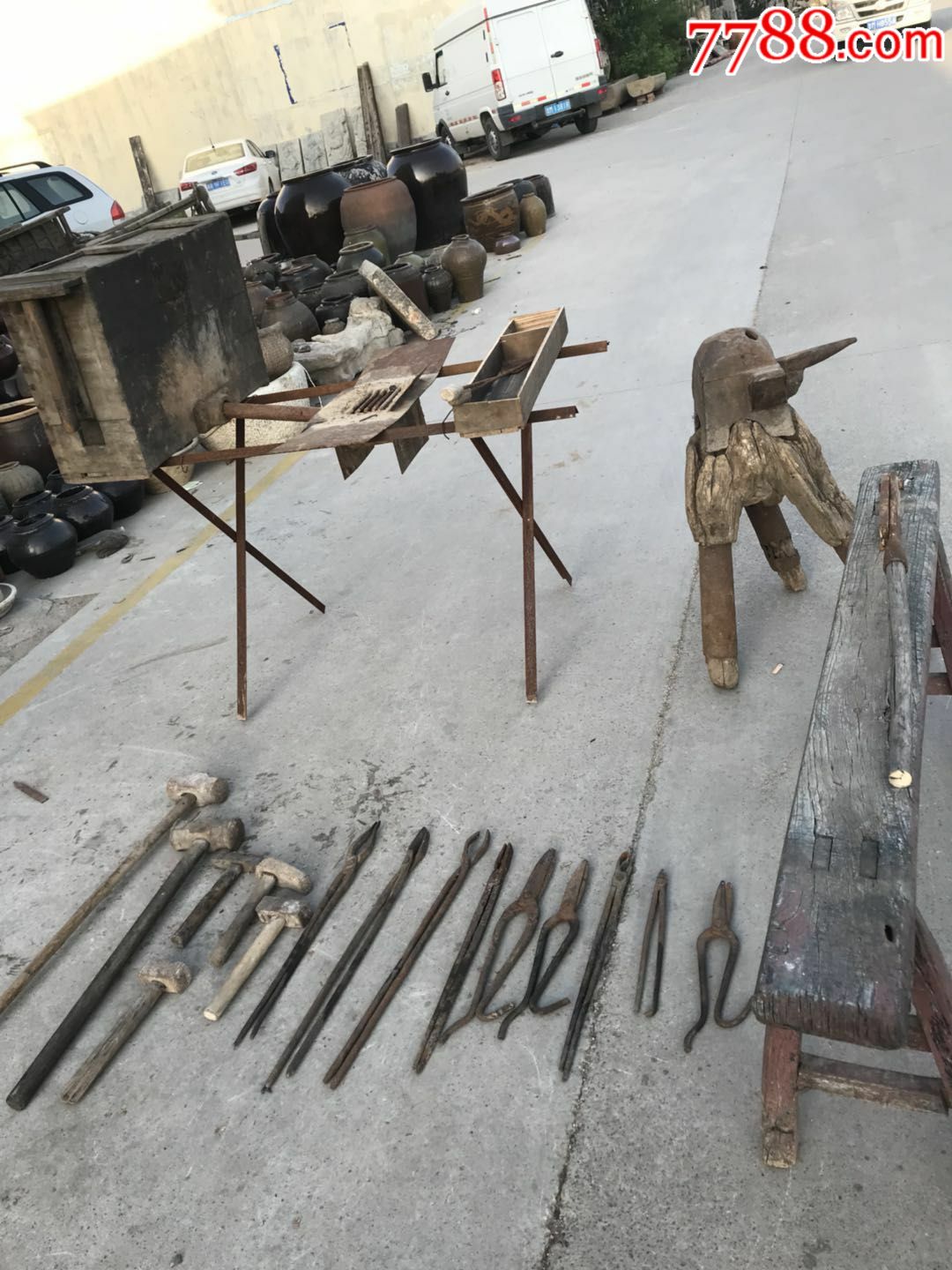 铁匠工具一套,工具齐全完整