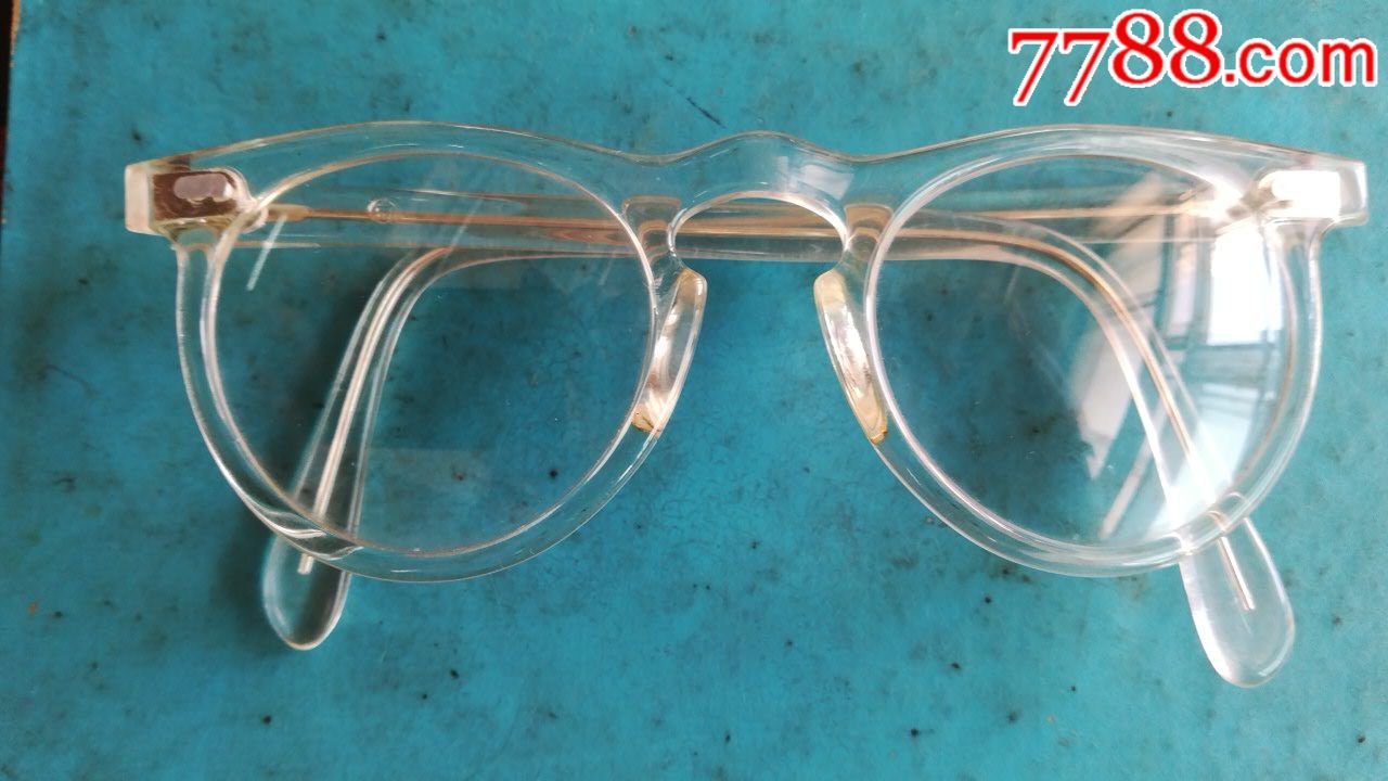 五六十年代平光塑料框眼镜