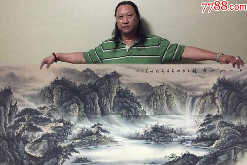 著名画家周卡墨宇著名山水画国家级书画师