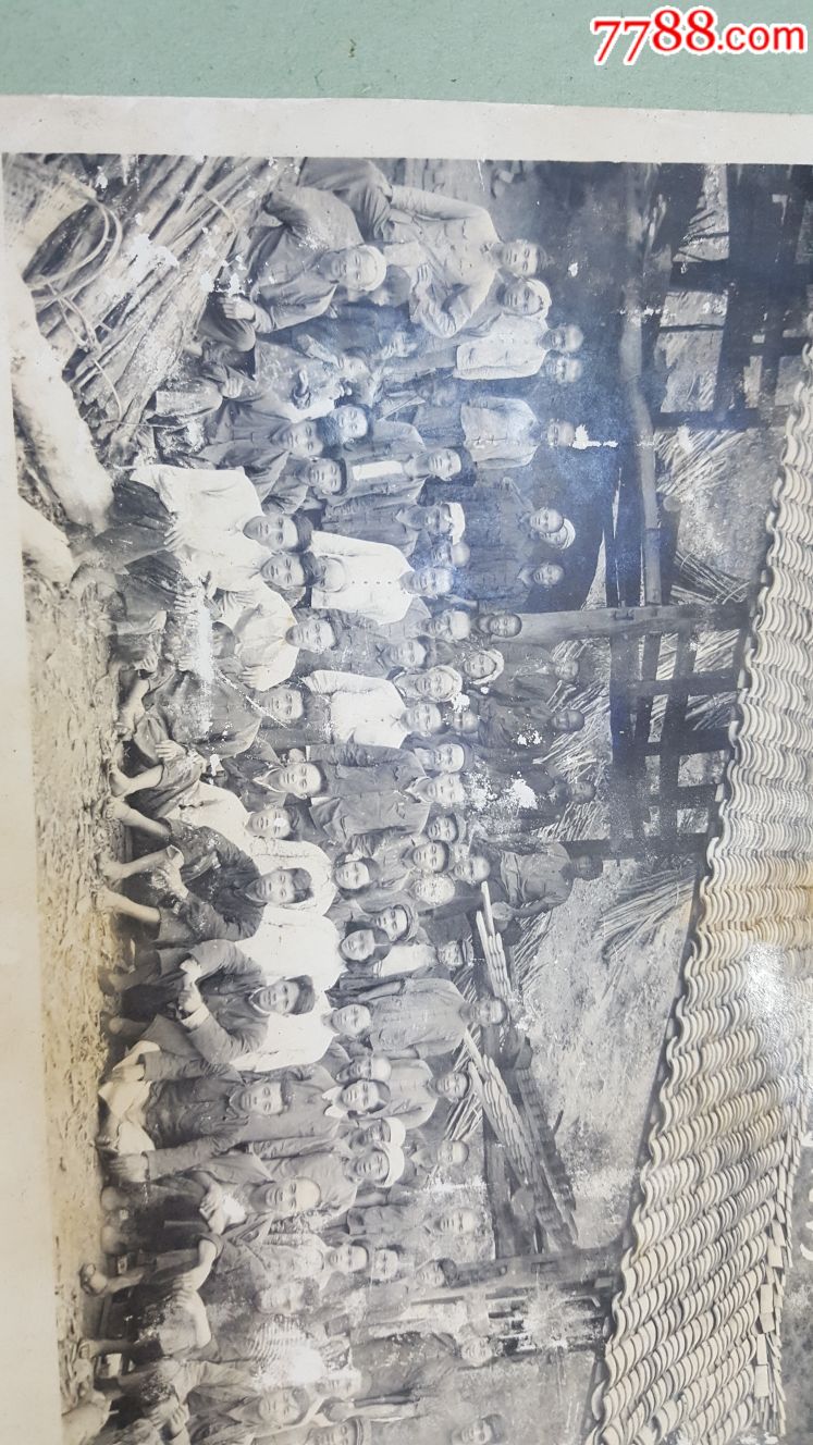 1959年西乡县茶镇公社碗厂全体同志合影_老照片_纸醉金迷缘藏阁【7788