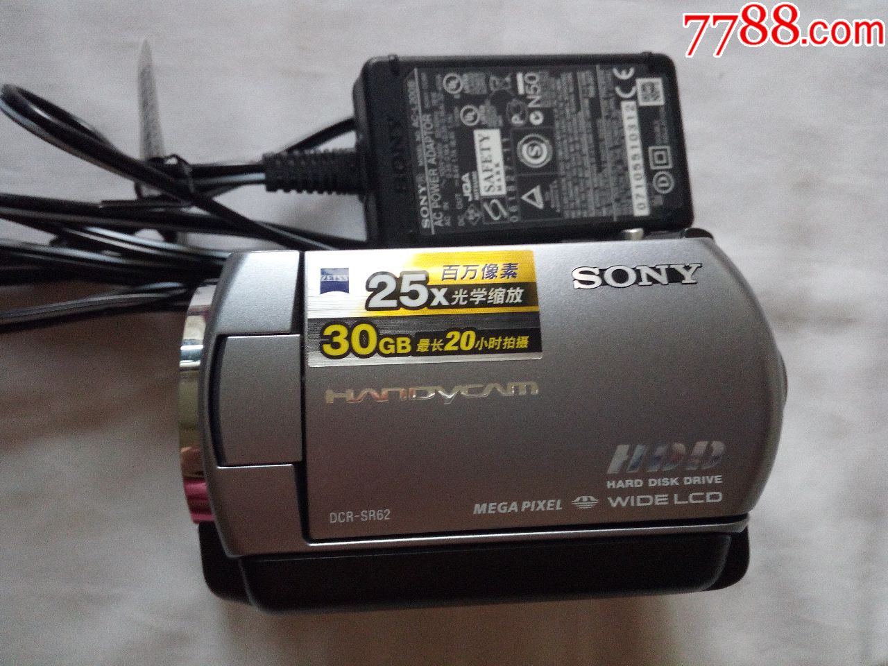 sony`dcr-sr62e数码摄录一体机
