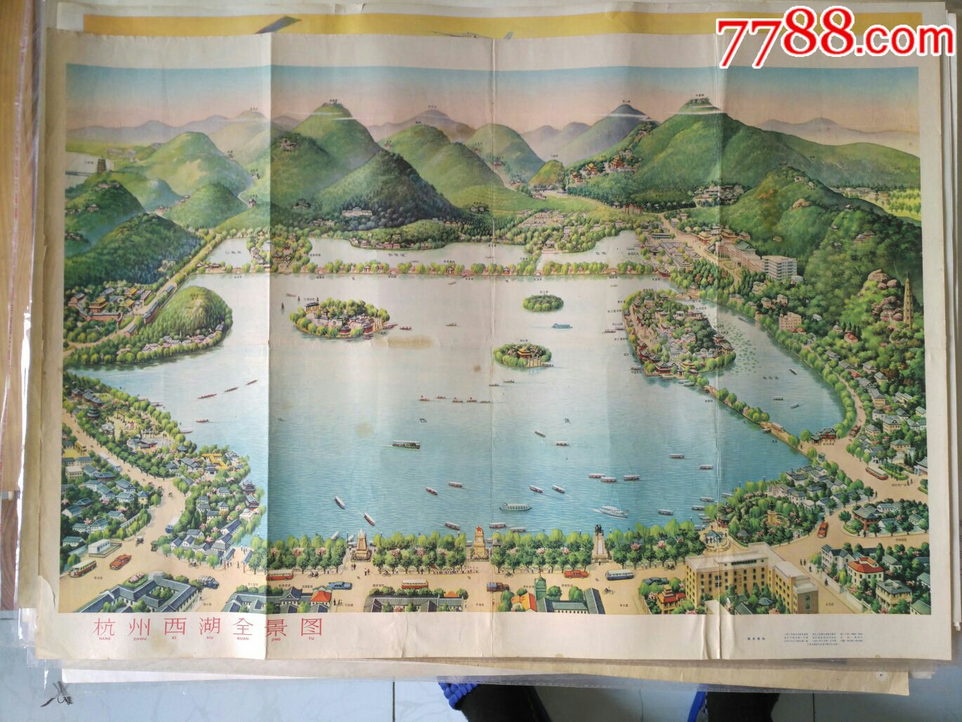 杭州西湖全景图