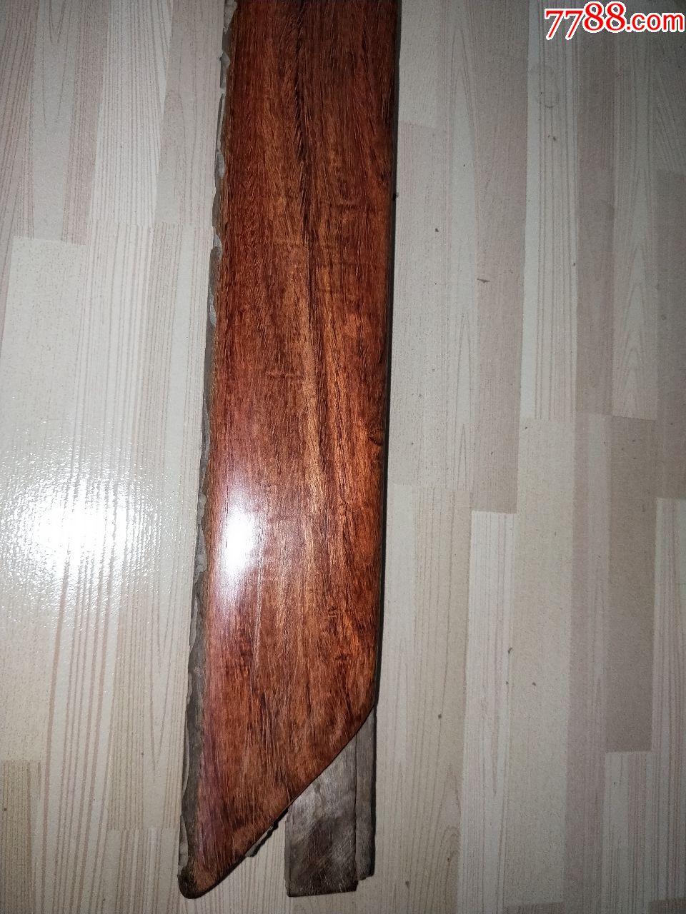 清代老海南黄花梨老家具散件尺寸65x7x3cm重2斤