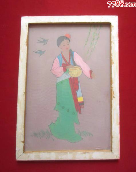 《朝鲜姑娘》手绘人物画——漂亮!
