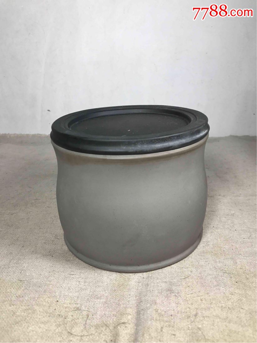 古董古玩收藏杂项近代姑苏林梅生制陆慕有款蟋蟀养盆罐子蛐蛐罐