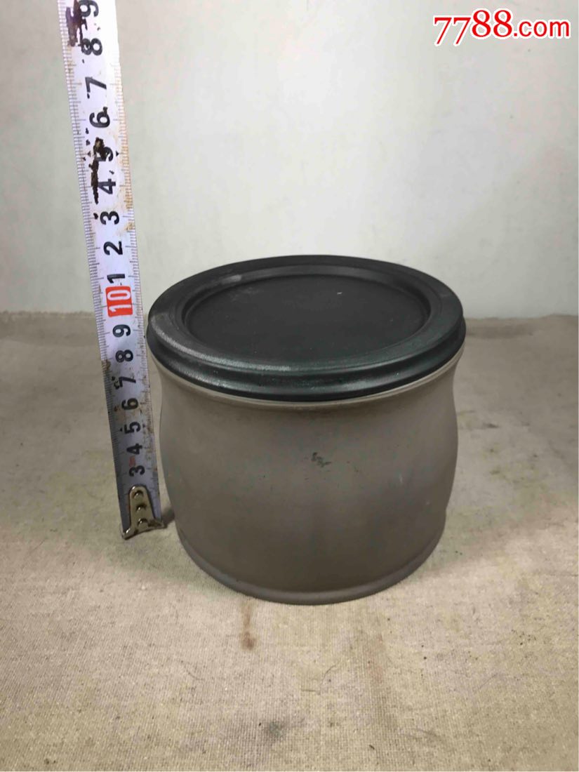 古董古玩收藏杂项近代姑苏林梅生制陆慕有款蟋蟀养盆罐子蛐蛐罐