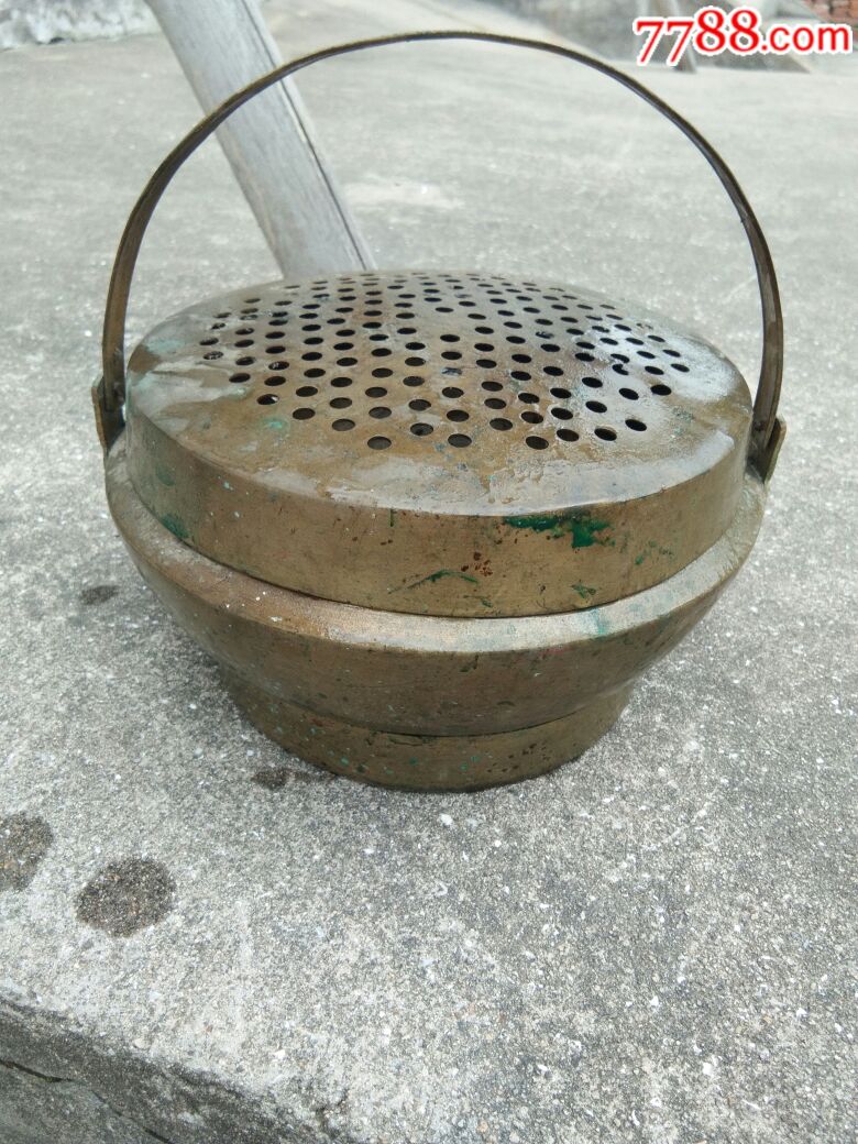 六七十年代喜扣铜火壶