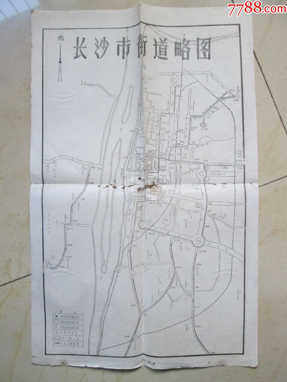 长沙市街道略图