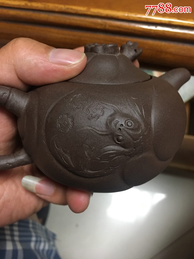 (小号)精工黑星土鱼化龙一把(一飞皮),紫砂壶_第4张_7788紫砂壶