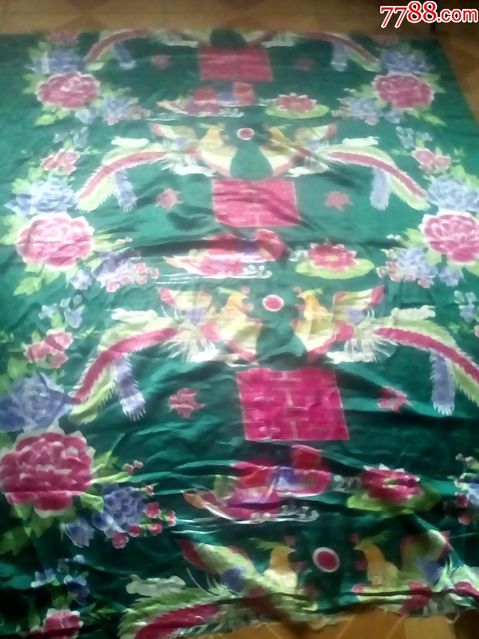 老厚缎子被面