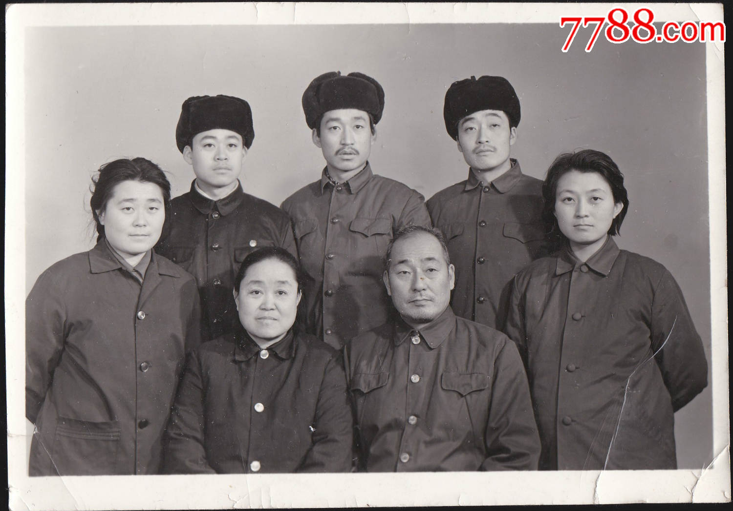70年代家庭合影_老照片_影像会馆【7788收藏__中国