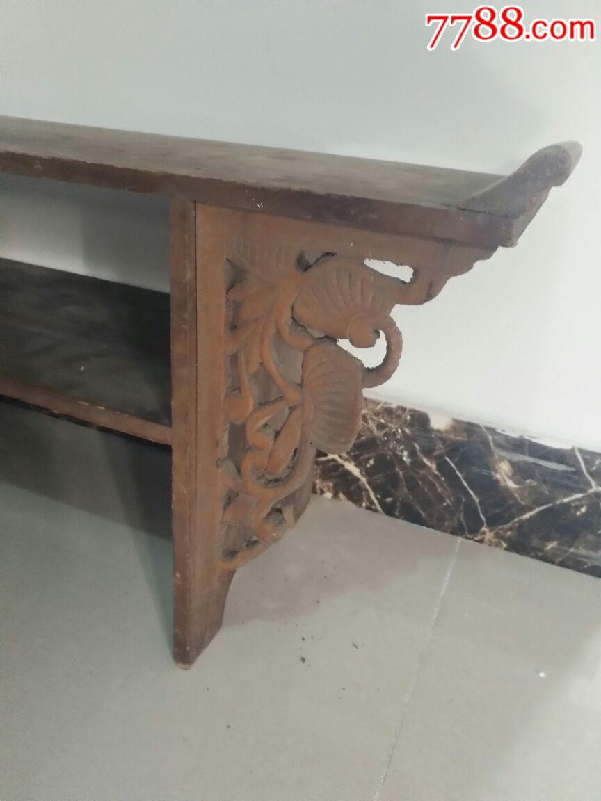 民俗老物件怀旧装饰摆件大家闺秀陪嫁文案小条几