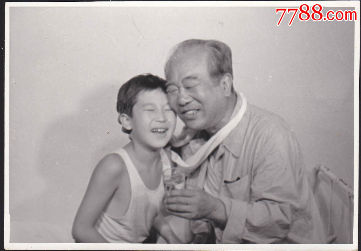 爷孙合影4张-价格:20元-se59684848-老照片-零售-7788收藏__收藏热线