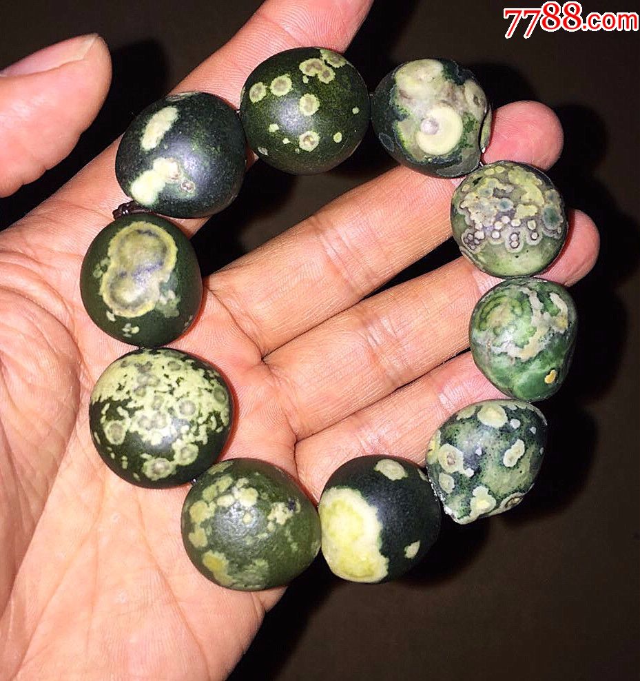 阿拉善眼石眼睛石筋脉石手串行家看收藏级海纳百川