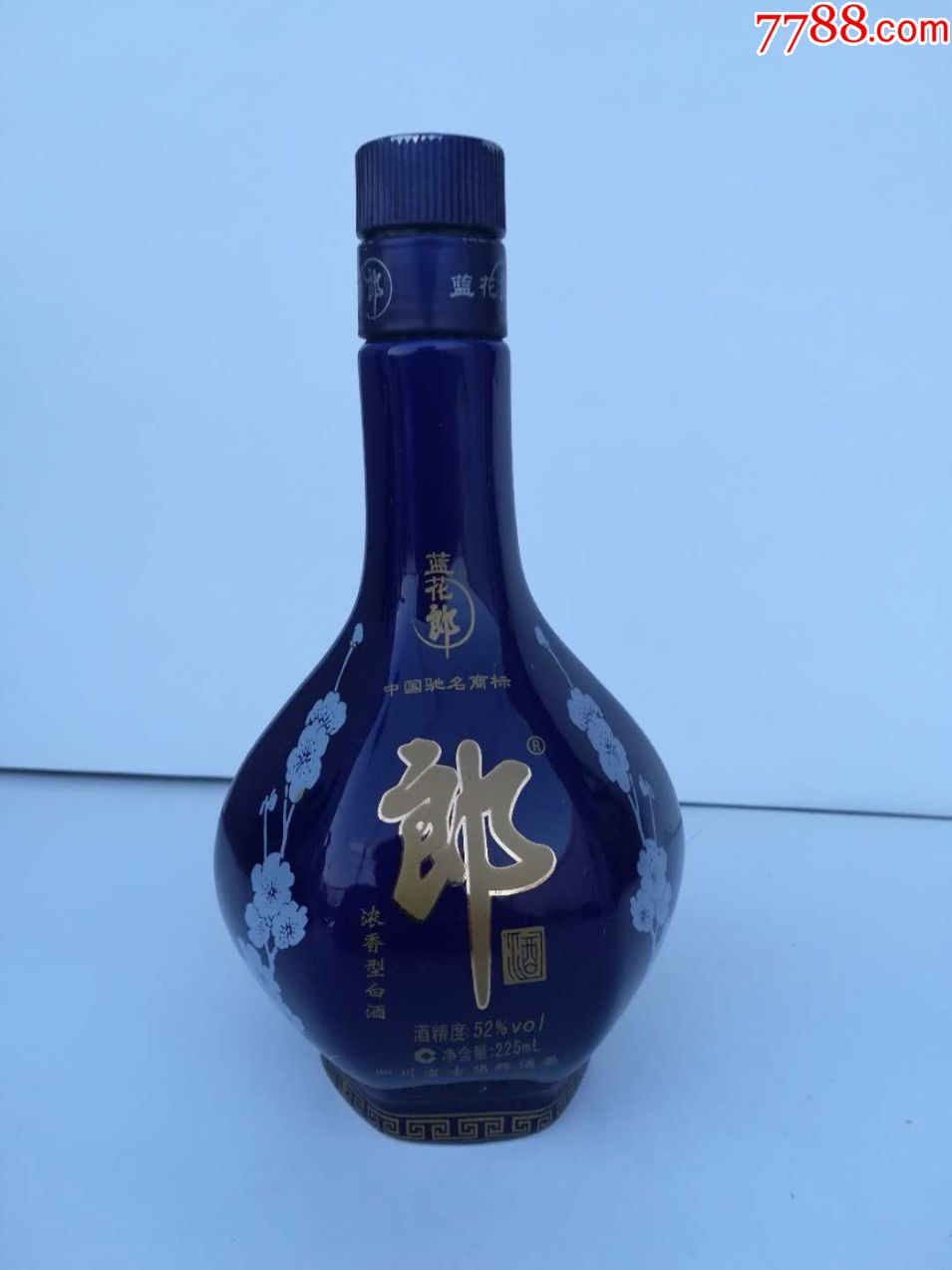 酒瓶收藏·蓝花郎·六棱·225ml