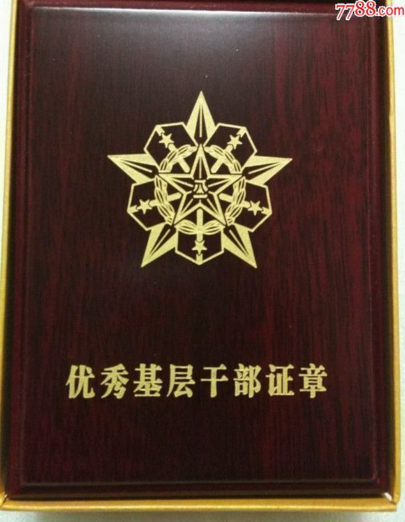 优秀基层干部证章