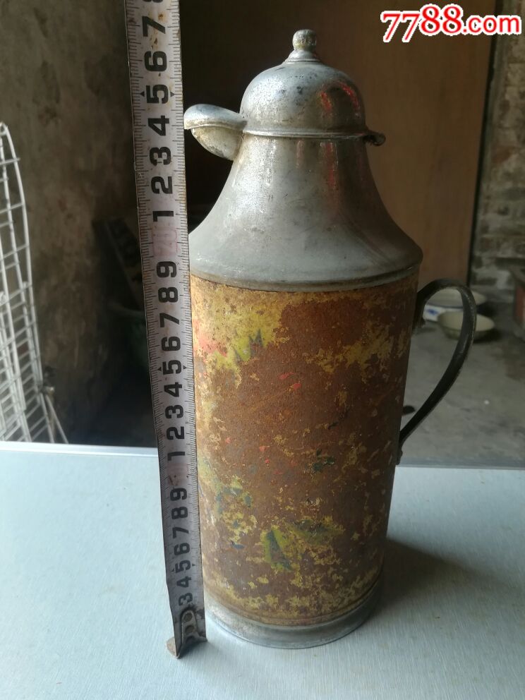 民国上海金钱牌热水瓶厂中华国货款热水瓶一个