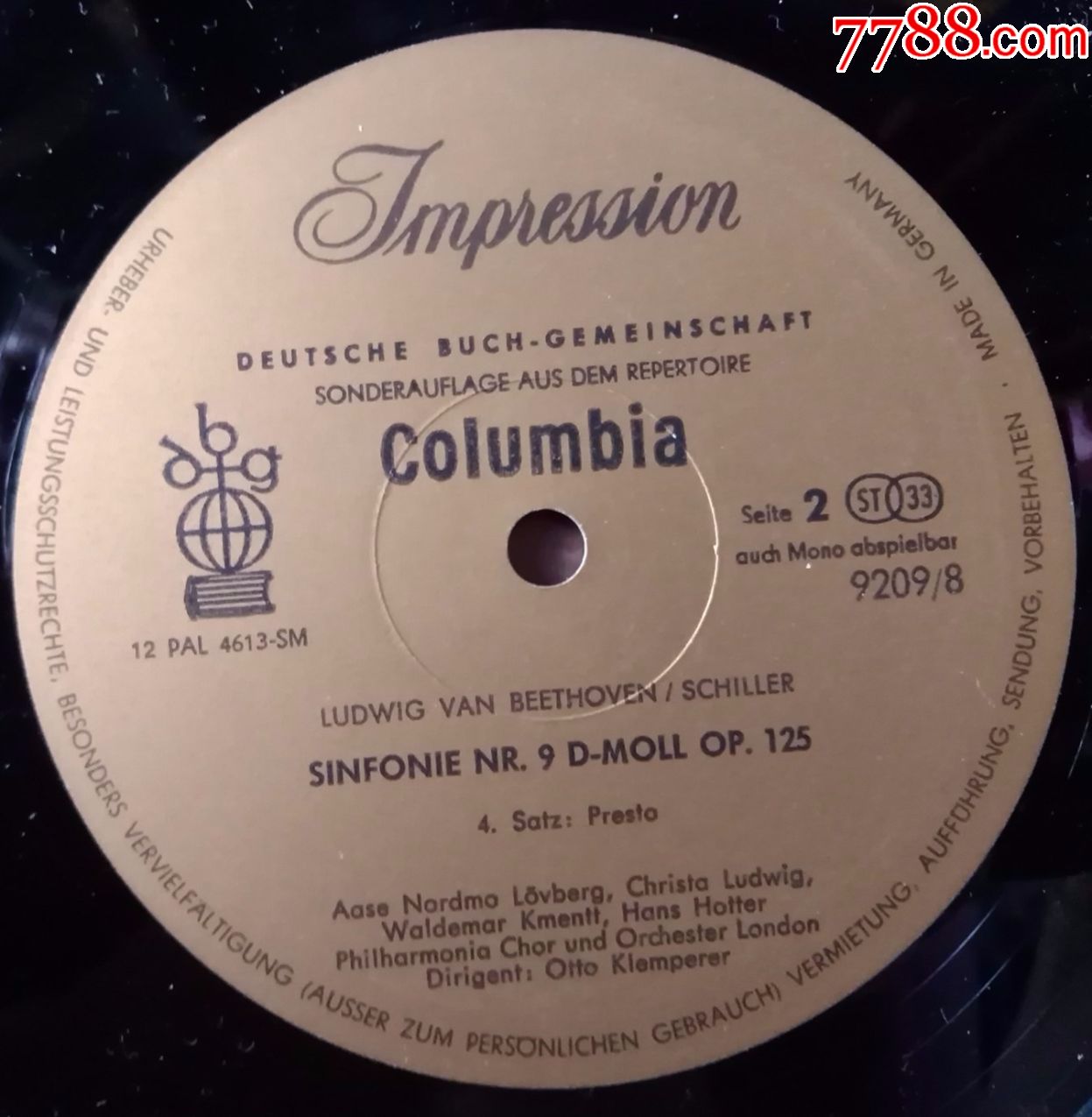 雷尔指挥LPO演绎贝多芬第九交响曲第四乐章(