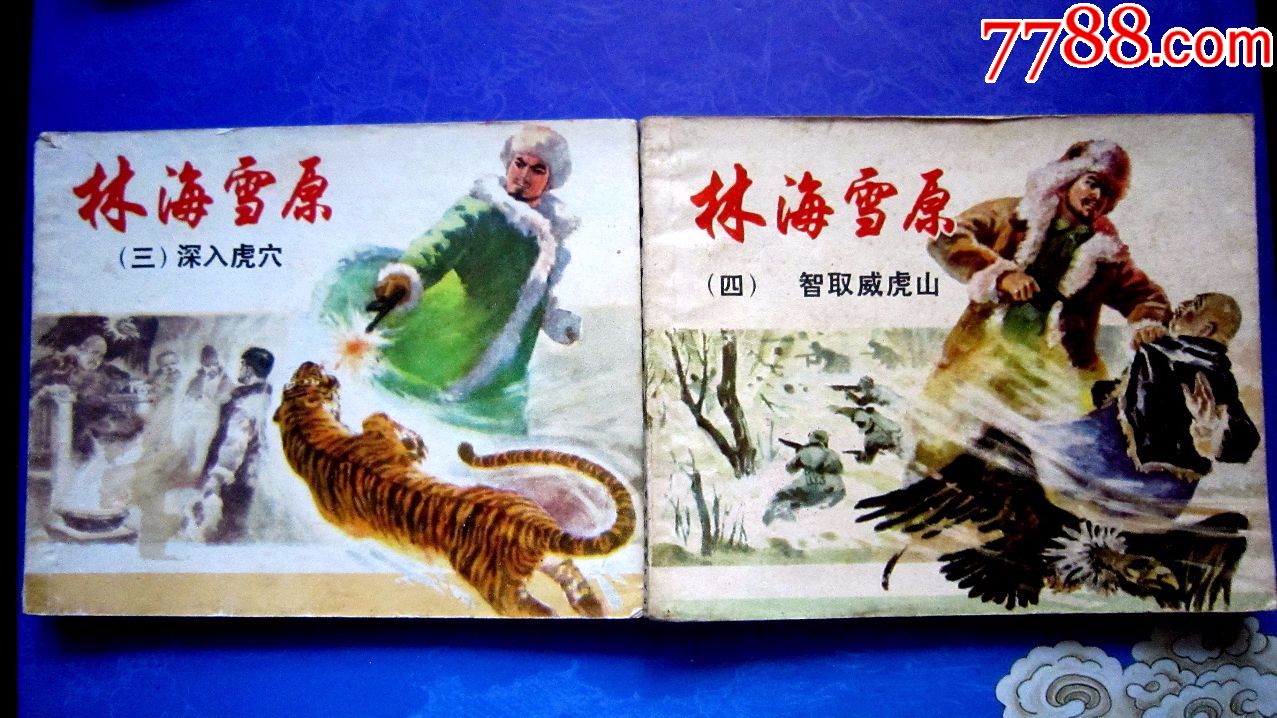 【经典连环画】林海雪原【名家罗兴.王亦秋绘画】