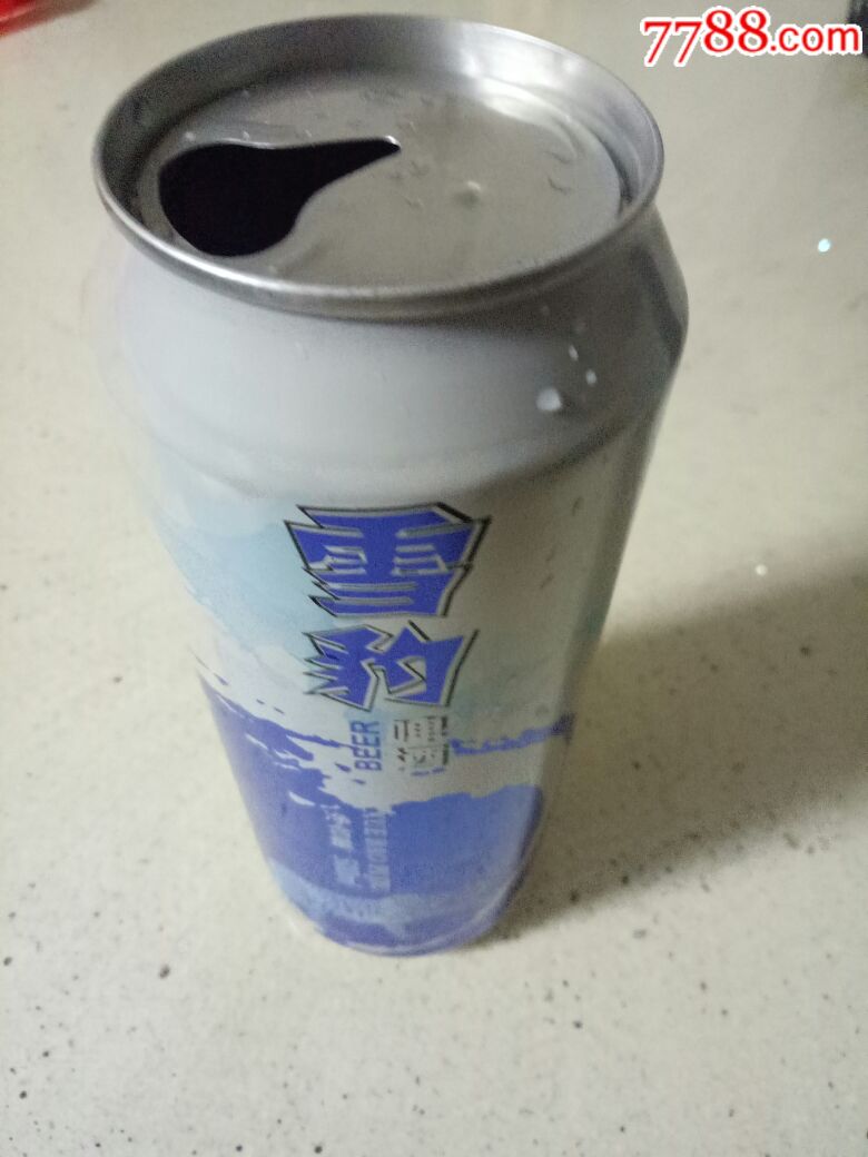 雪豹牌啤酒易拉罐瓶