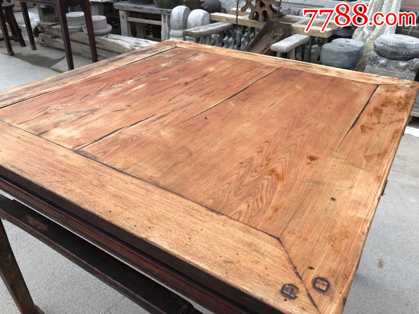 晚清国槐木方桌