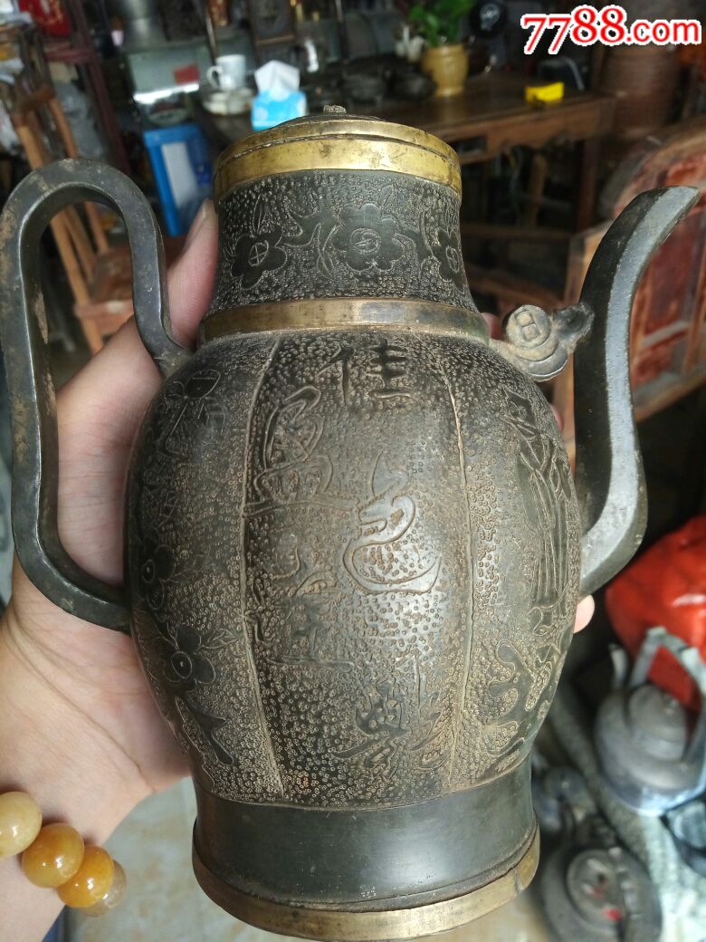 漂亮锡壶一把