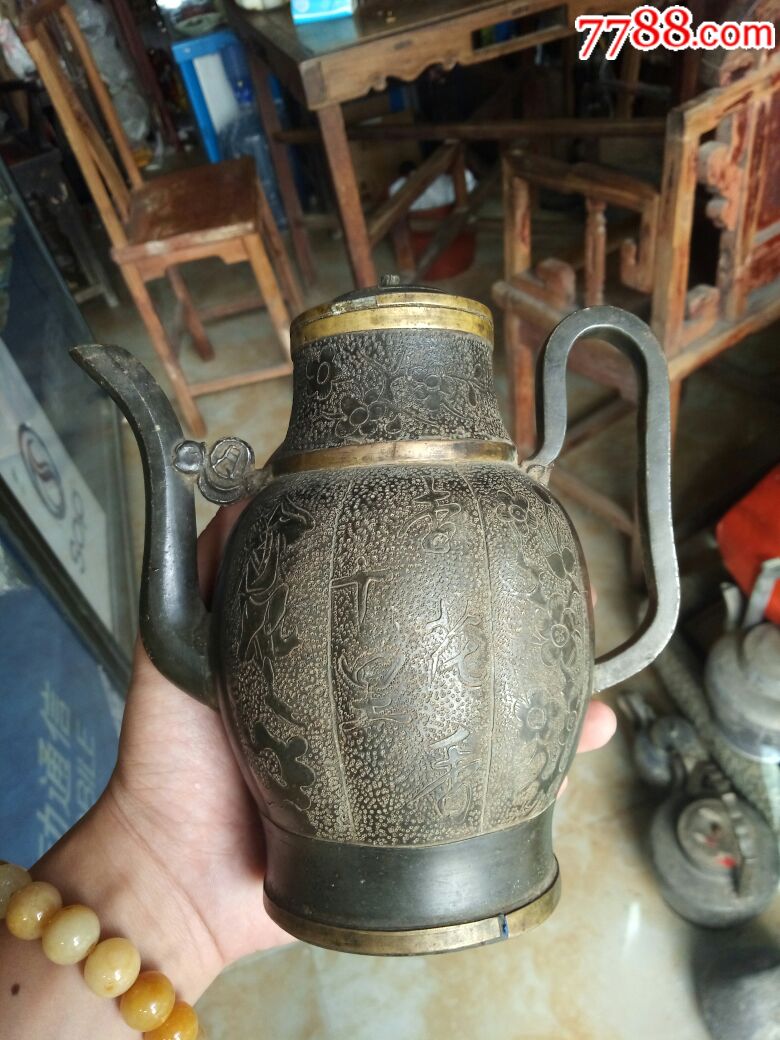 漂亮锡壶一把_锡壶/锡器_经商收藏【7788收藏__中国