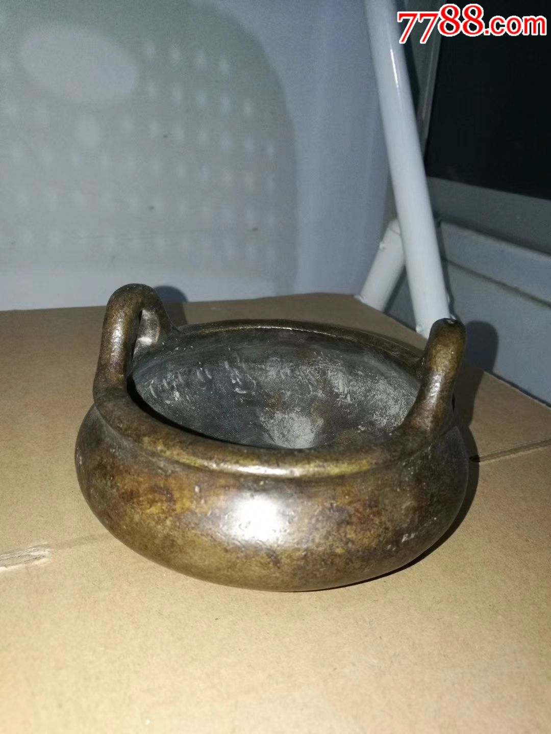 清代老铜香炉古玩收藏古董老物件