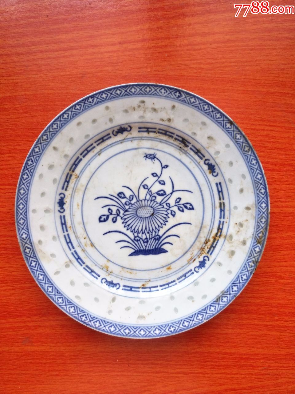 近代景德镇瓷器青花瓷瓷盘盘子_价格150元_第1张_7788收藏__收藏热线