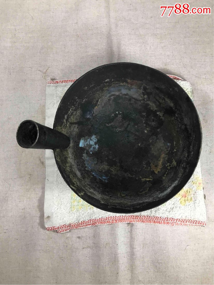 古董古玩收藏杂项清代铜瓢铜水瓢铜水勺铜器皿铜勺子